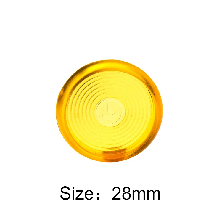 28mm Orange 10 шт. 18/24/28 мм Цветной закругленная обвязка диск DIY записная книжка свободное раздвижное кольцо дуги книга Пряжка обруч кольцо для переплета канцелярские принадлежности - Цвет: 28mm Orange