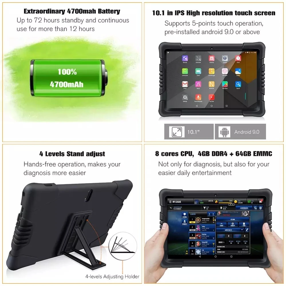 Автомобильный беспроводной сканер OBD2 для всех систем DPF ABS подушек безопасности