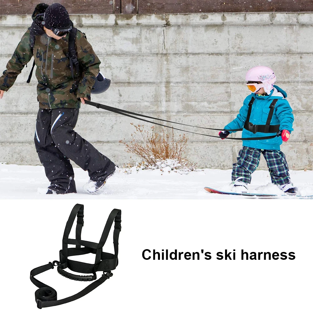 

Детский тренировочный ремень, шлейка со съемным поводком, для катания на лыжах и сноуборде, для начинающих мальчиков и девочек