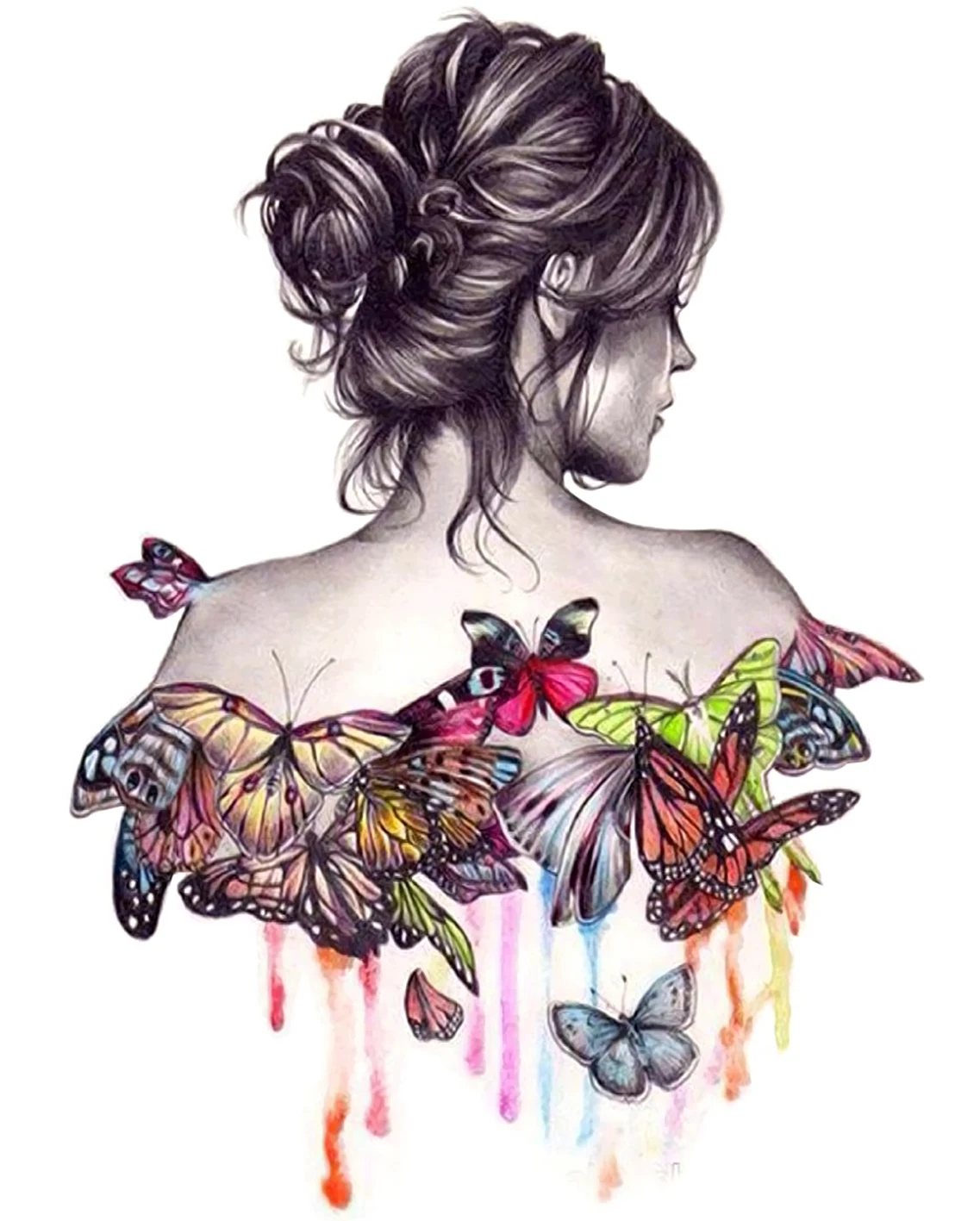 Рамка рисунок картина сделай сам по номерам девушка настенное искусство