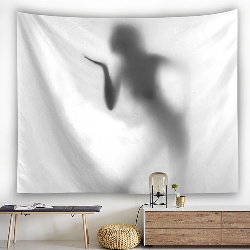 

Digital Printing Tapestry with Silhouette Pattern for Wall Decoration GR5