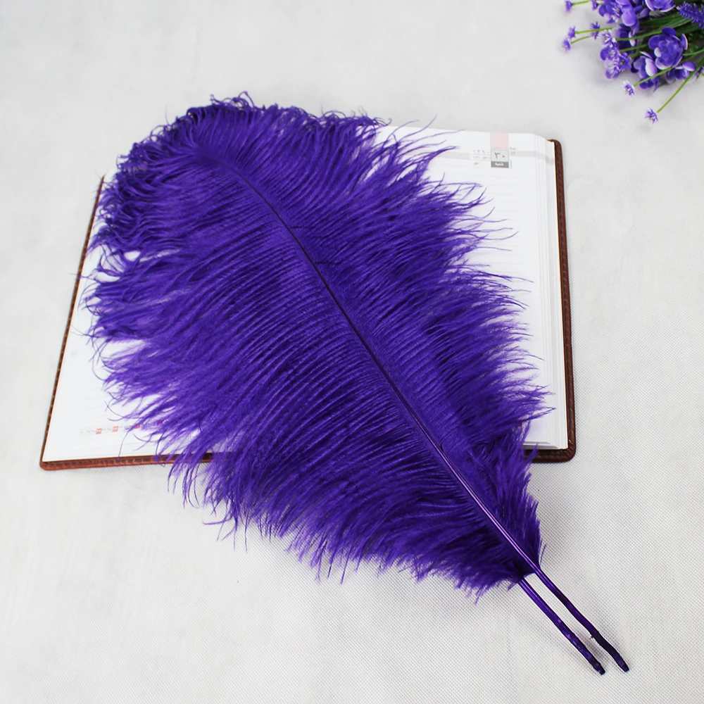 

50 PCS beautiful white ostrich feathers 50 to 55 cm / 20 to 22 inches adornment feathe