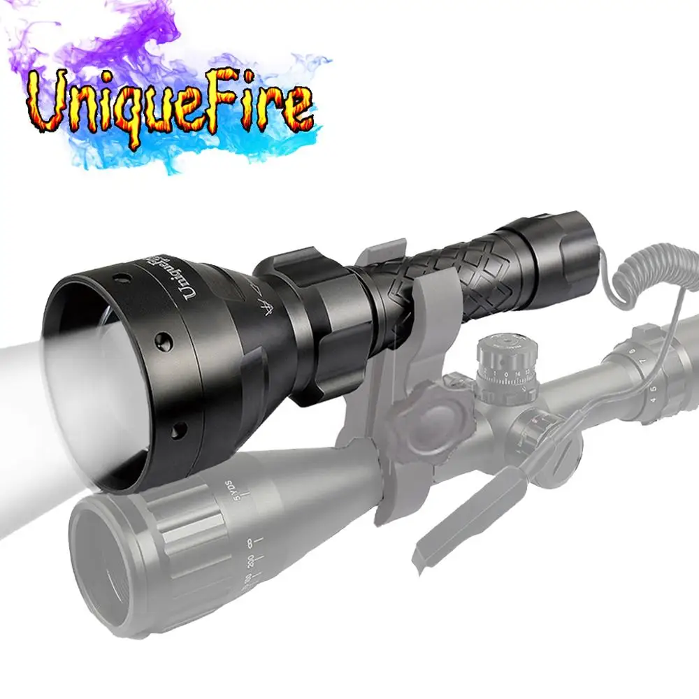 Инфрасветильник светодиодный фонарь UniqueFire 1405 940nm фонарик 67 мм с выпуклыми