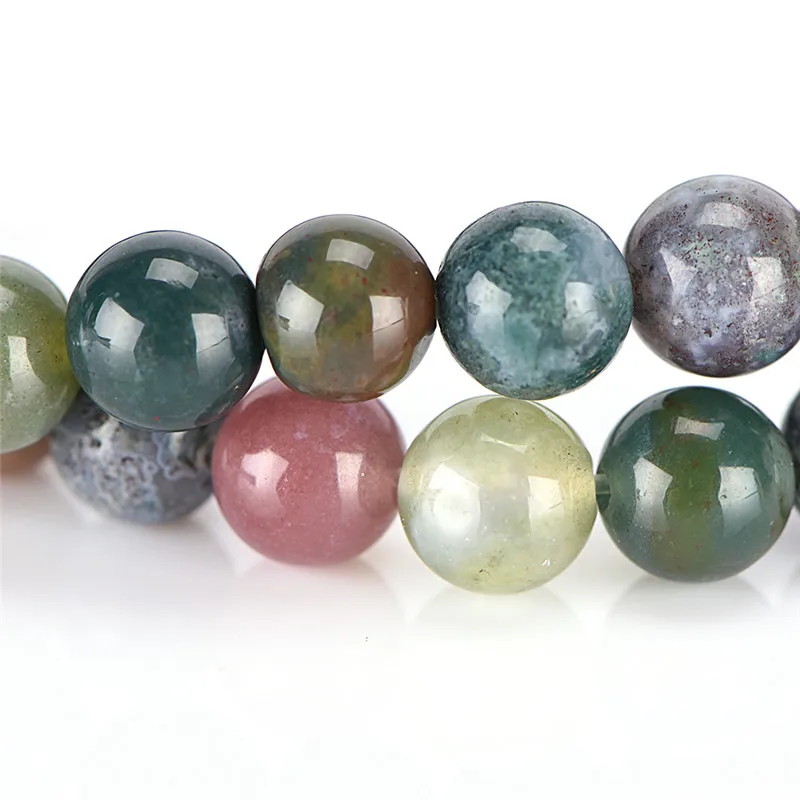 Молитва тибетская 6 мм индийские буддийские бусины DIY Благослови браслет на удачу