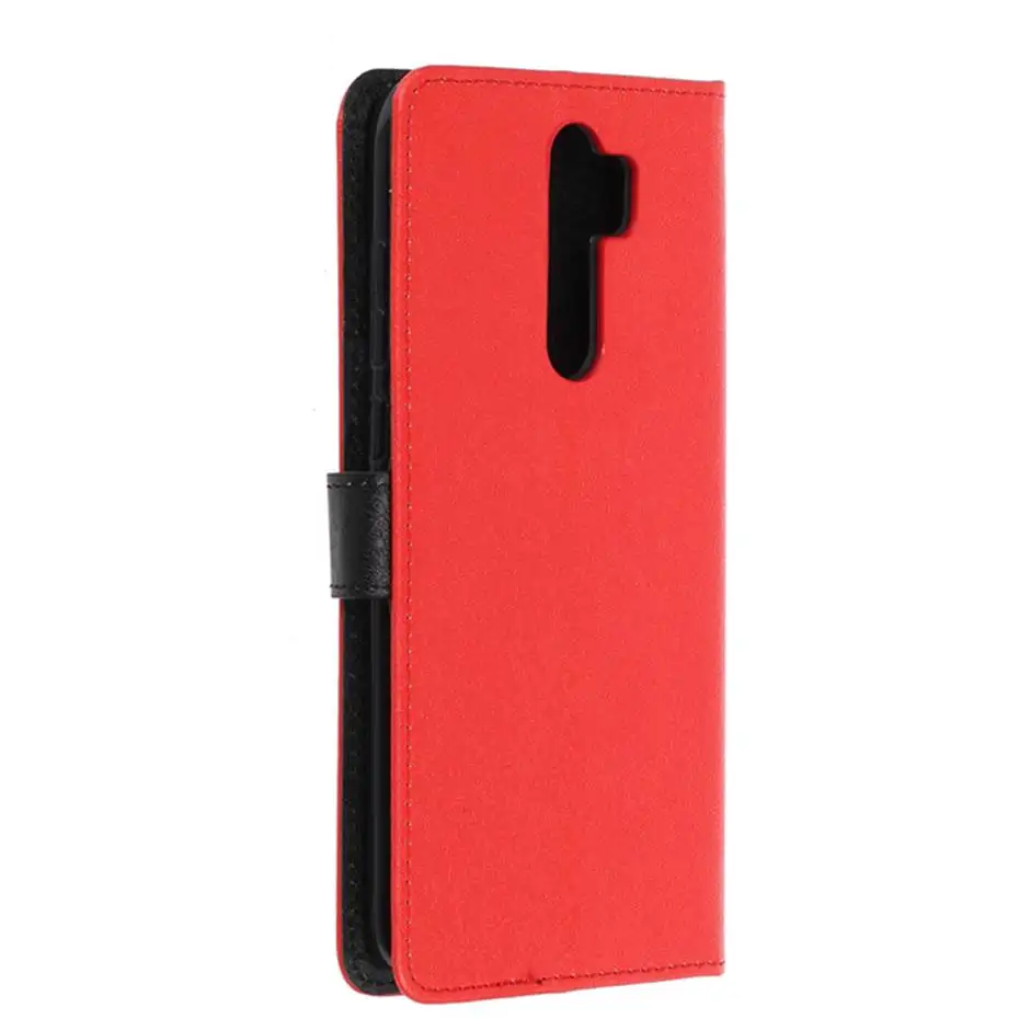 Чехол книжка из искусственной кожи с шелковым узором для Xiaomi Redmi Note 8 7 6 Pro телефона