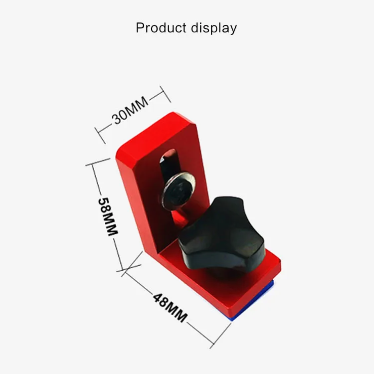 

Набор из 2 Т-образных скользящих кронштейнов (красная серия) для деревообрабатывающих инструментов алюминиевых профилей, Т-образная дорога ...