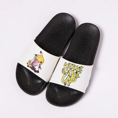 

Unisex Summer Slides Pika Breathable Cool Beach Sandals Flip Flops Fish Mouth Men Slippers Lightweight