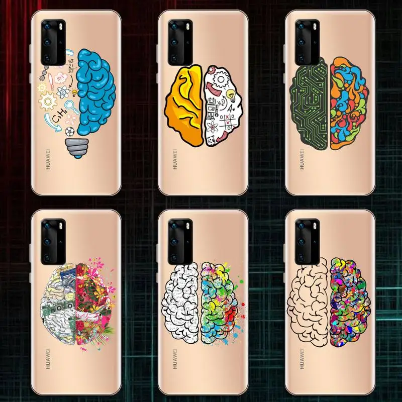 

Brain Test Puzzles Games pattern Phone Case Transparent for Huawei honor A X V 9 8 10 20 I S max note pro mate lite