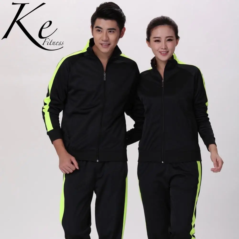 KE Couple sports suits men women sportswear big size plus extra spring and autumn leisure running clothes orange tracksui |