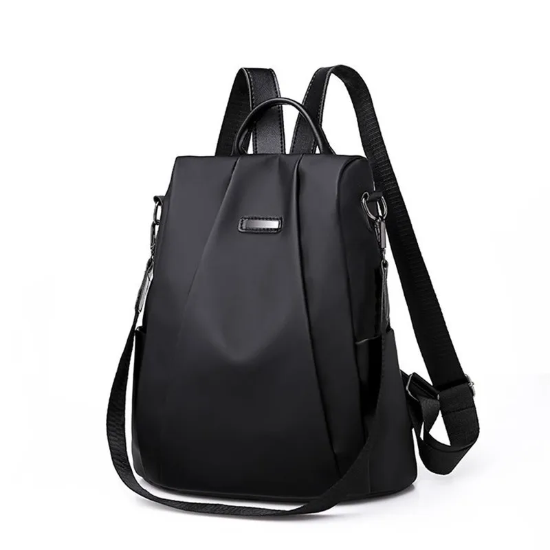 Women Backpack Nylon Shoulder Bag For Teenage Girls Multi-Function Big Bagpack Female Phone Pouch 2022