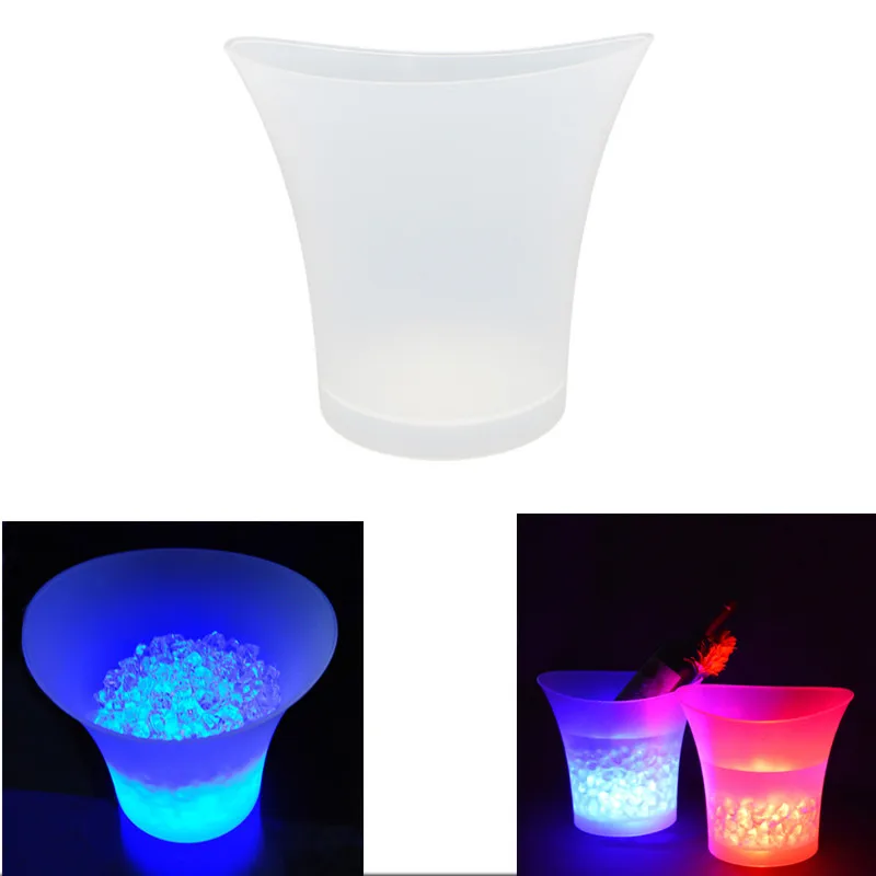 5L 7 цветов светодиодный RGB светильник сменный ведро для льда шампанское вино