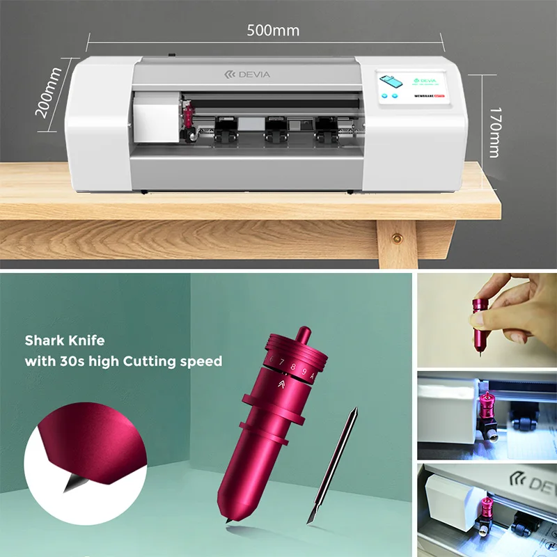 devia intelligent back cover front cover mobile phone screen protector cutting machine tpu film plotter cutter making machine free global shipping