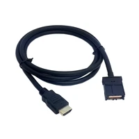 type a male video audio cable 1 5m automotive connection system connector for hyundai h1 car to hdmi compatible 1 4 type e male