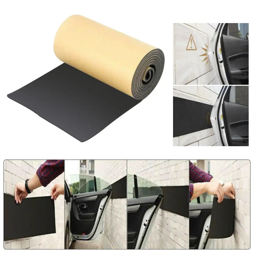 

6mm 200 x 20cm Car Door Protector Garage Rubber Wall Guard Bumper Safety Parking environmental protection Sticker