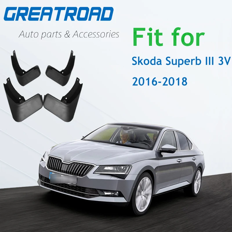 Литой автомобиль брызговики для Skoda Superb III 3V 2016 2018 брызговик крыло брызговиков