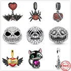 Бусина-Шарм летучая мышь из серебра 925 пробы