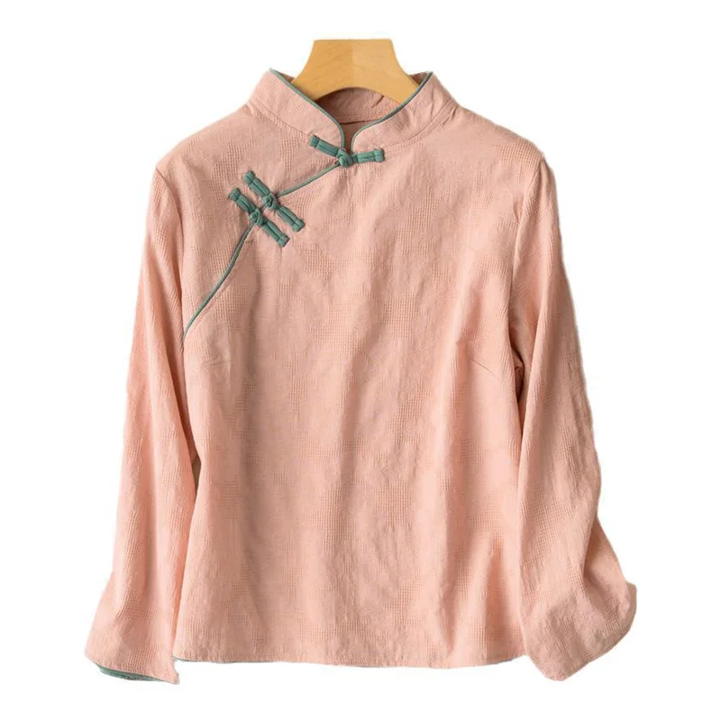 Новинка одежда в китайском стиле женская 2021 топ-Ципао традиционная китайская