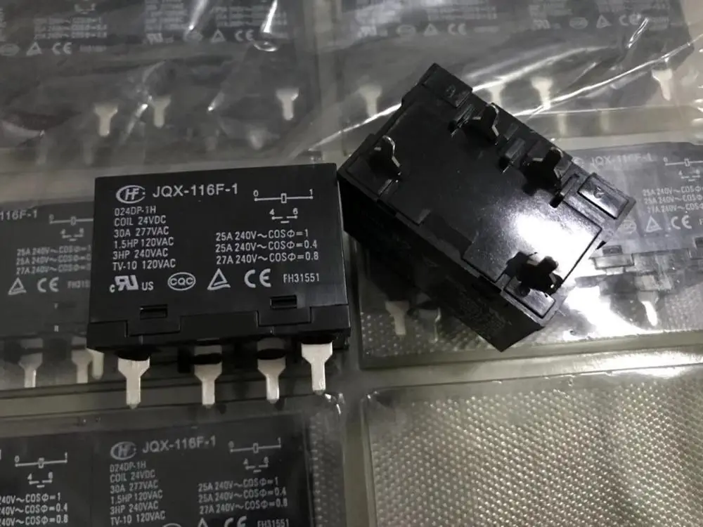 Реле высокой мощности 4 контакта 30 А 277VAC с контактами для работы устройствами