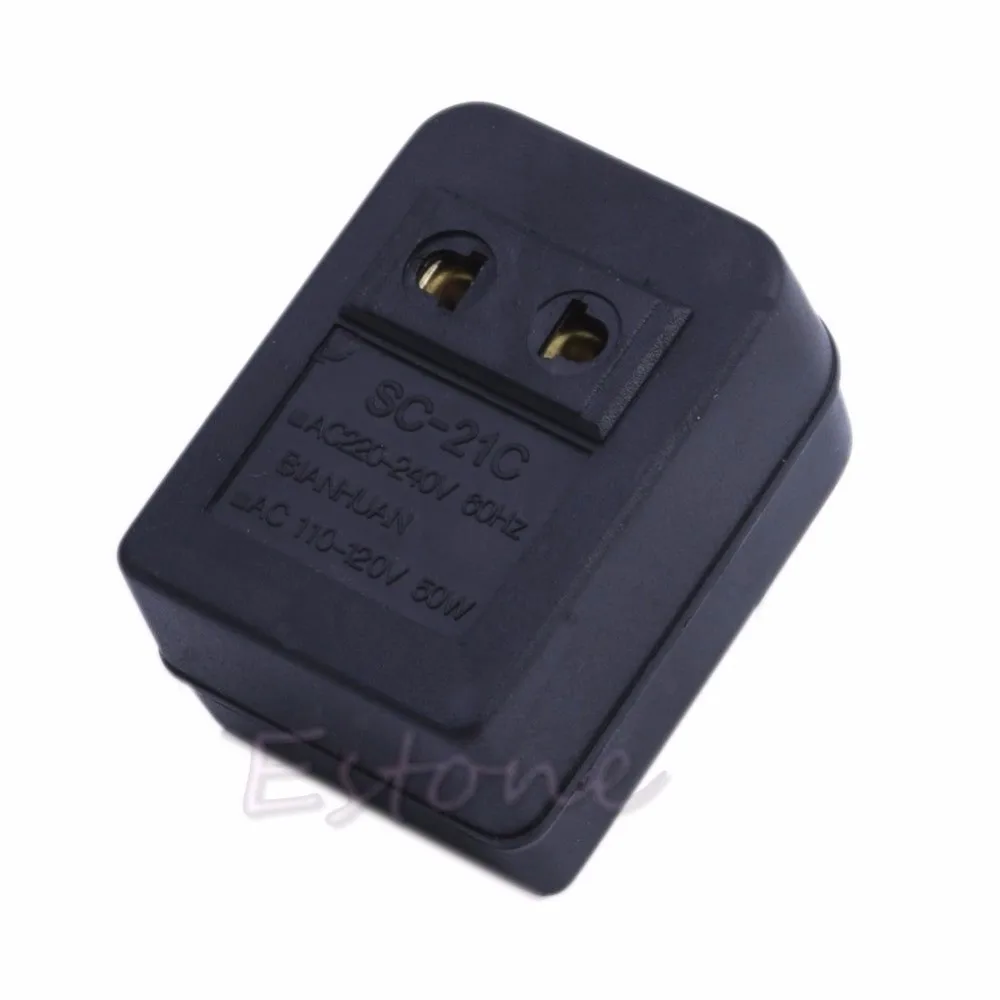 

220-240V to 110-120V 50W Power Adapter Converter Voltage Transformer for Travel S927