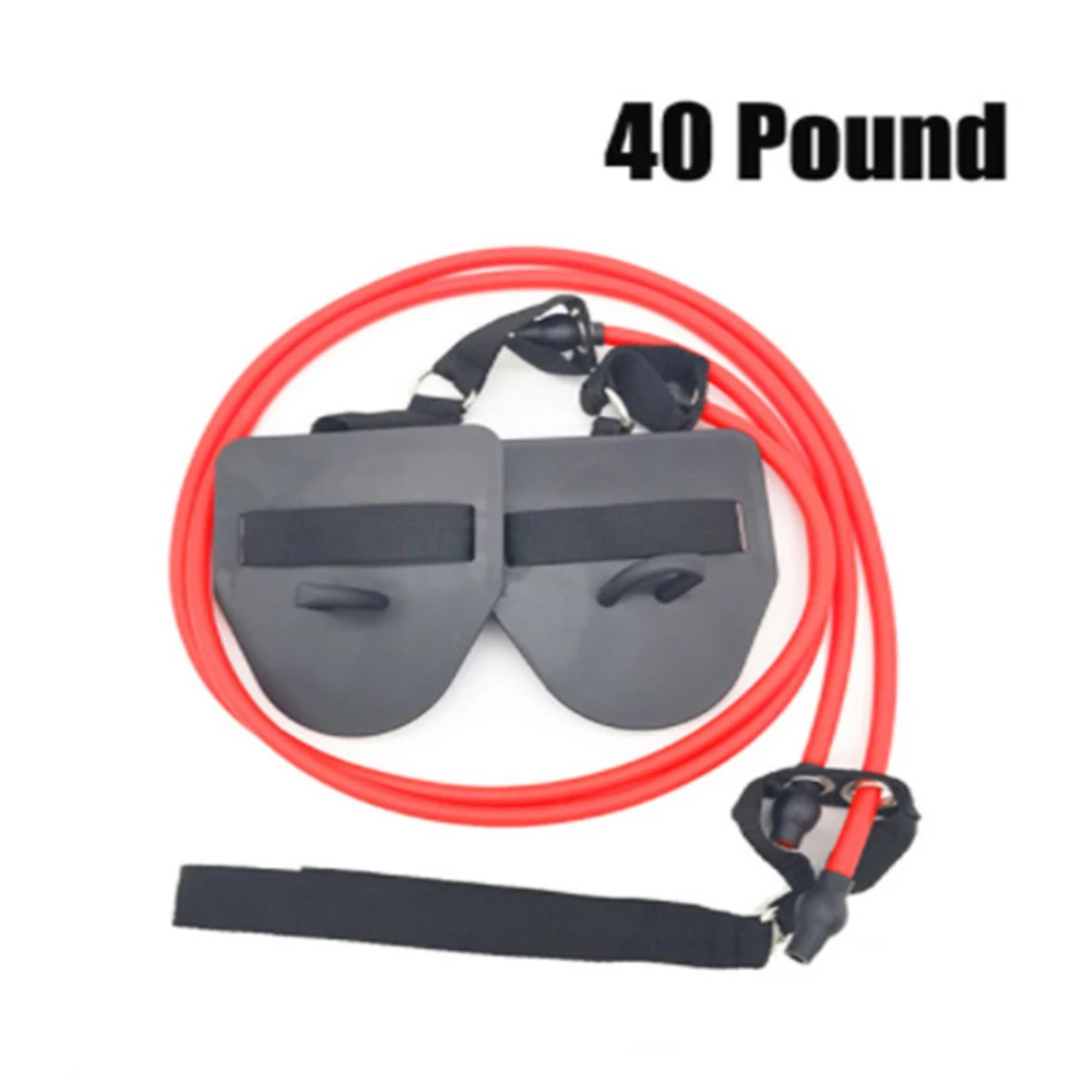 

Professional Simulation Swimming Pool Resistance Band Exercise Fitness Arm Strength Workout Hand Webbed Paddle Swimming Forging