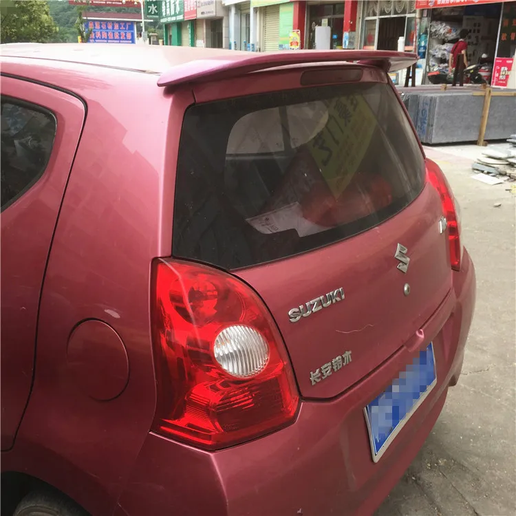 Для SUZUKI Alto спойлер 2008-2017 Высокое качество ABS Материал заднее крыло автомобиля