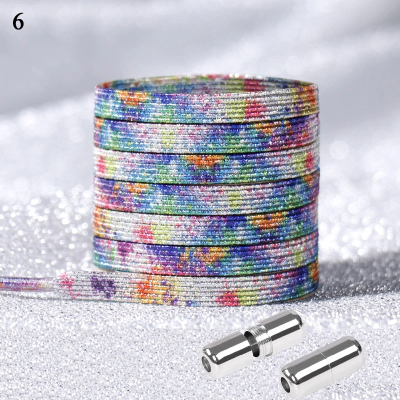 2020 New Elastic Locking Shoelaces No Tie Flat Locking Shoelaces Kids Adult Sneakers Lazy Laces Magnetic Shoes lace Strings