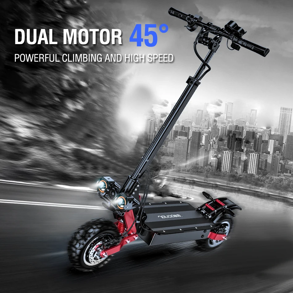 Janobike T85 5600 Вт 85 км/ч для взрослых Электрический скутер 32Ah батарея складной самокат