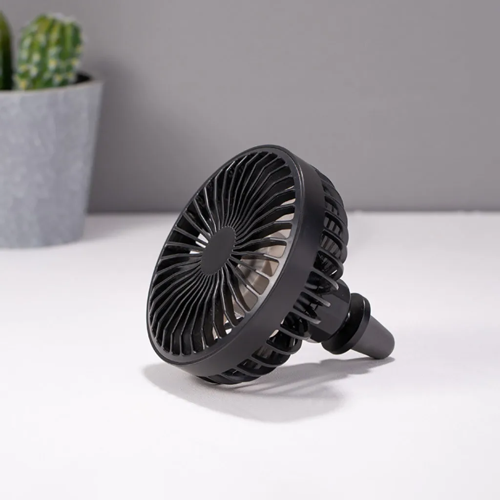 Автомобильный USB вентилятор тихий автомобильный Кондиционер 3 скорости