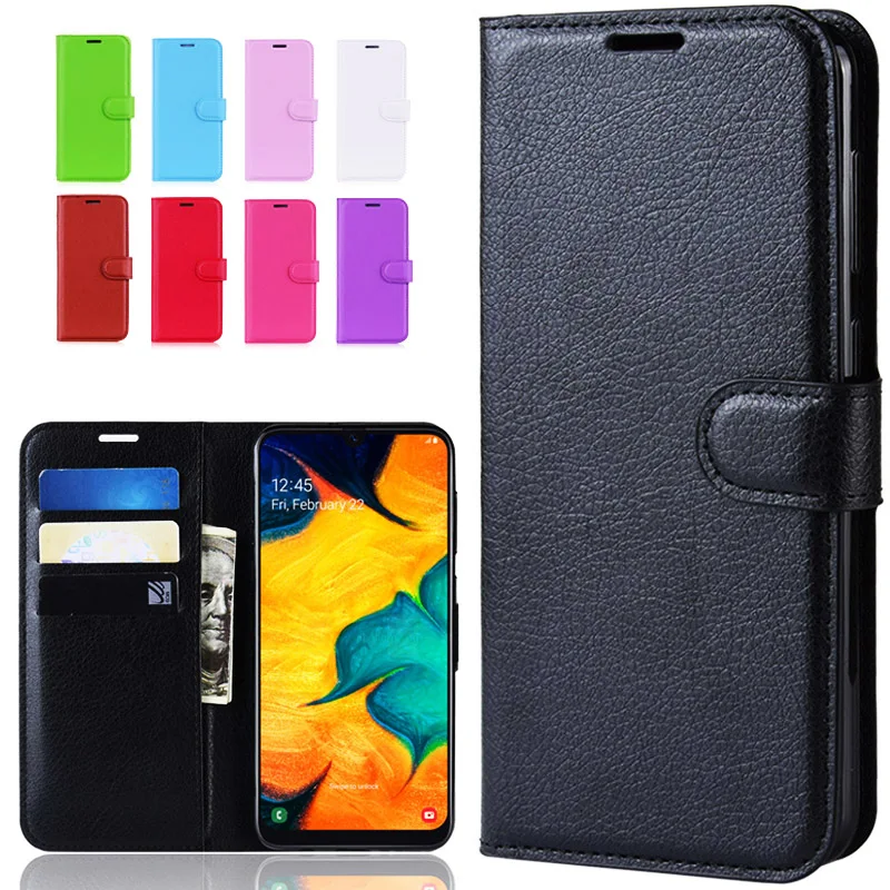 Для Samsung Galaxy A30 флип чехол для A305 A305F A 30 2019 в классическом стиле кожаный кошелек