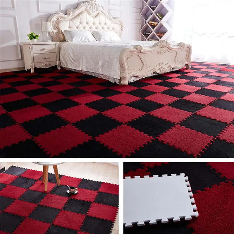 Водонепроницаемые плюшевые коврики для ползания детский коврик игры