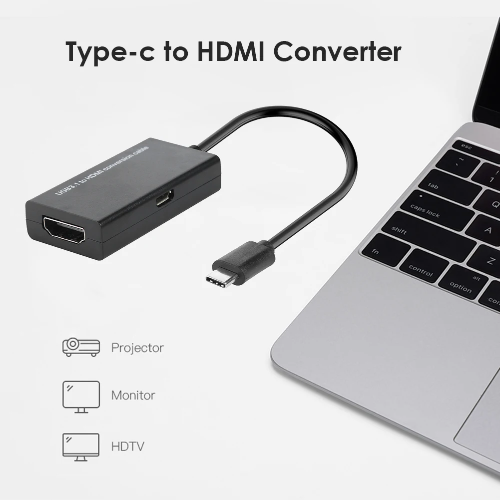 Адаптер USB Type C в HDMI 3 1 папа мама совместимый с MHL Android телефонов и планшетов |