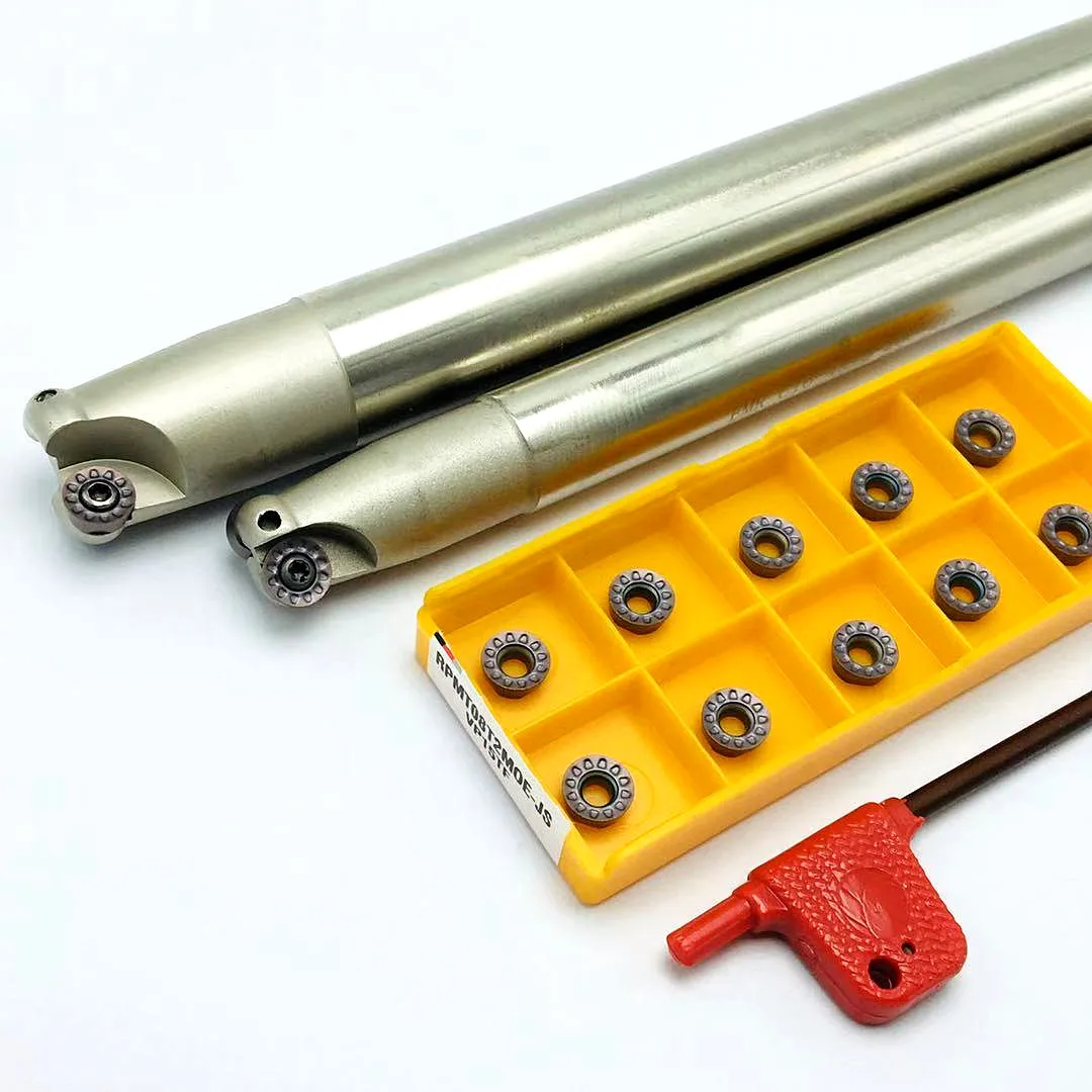 

EMR 4R фреза с круглым концом C12/C20 120-400 мм держатель для фрезерного инструмента торцевая фреза карбидная вставка RPMT08T2MOE JS VP15TF