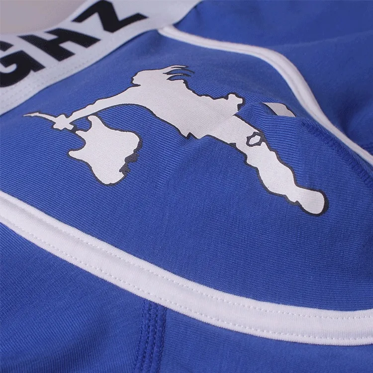 Натуральный хлопок Для мужчин нижнее белье Молодежные мужские с заниженной