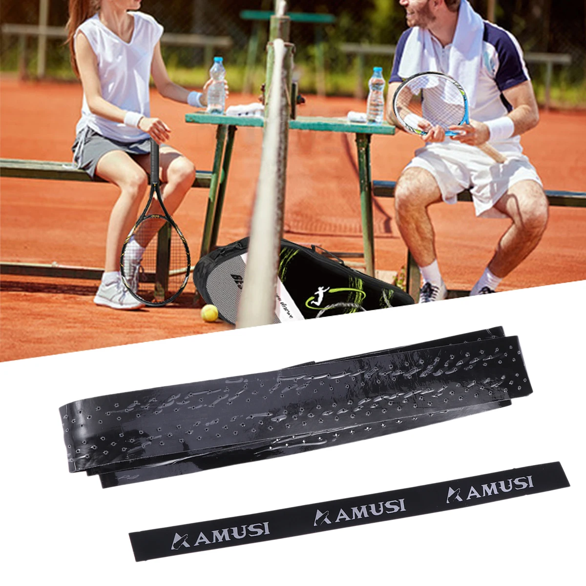 4 шт. утолщенный тренировочный браслет для бадминтона противоскользящий дышащий