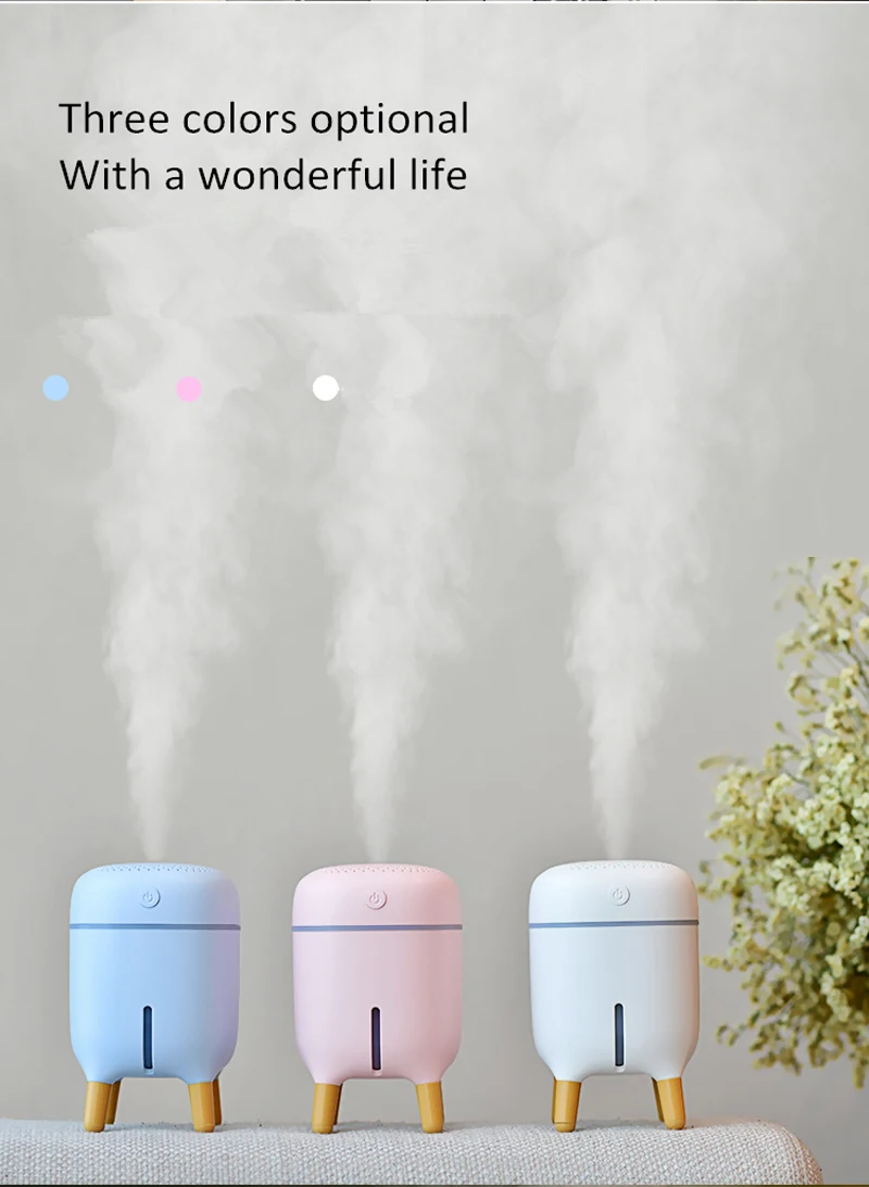 New Aroma Essential Oil Diffuser Shelf Humidifier 240ml Air Purifier LED Night Light USB Mini Fogger Car Air Freshener