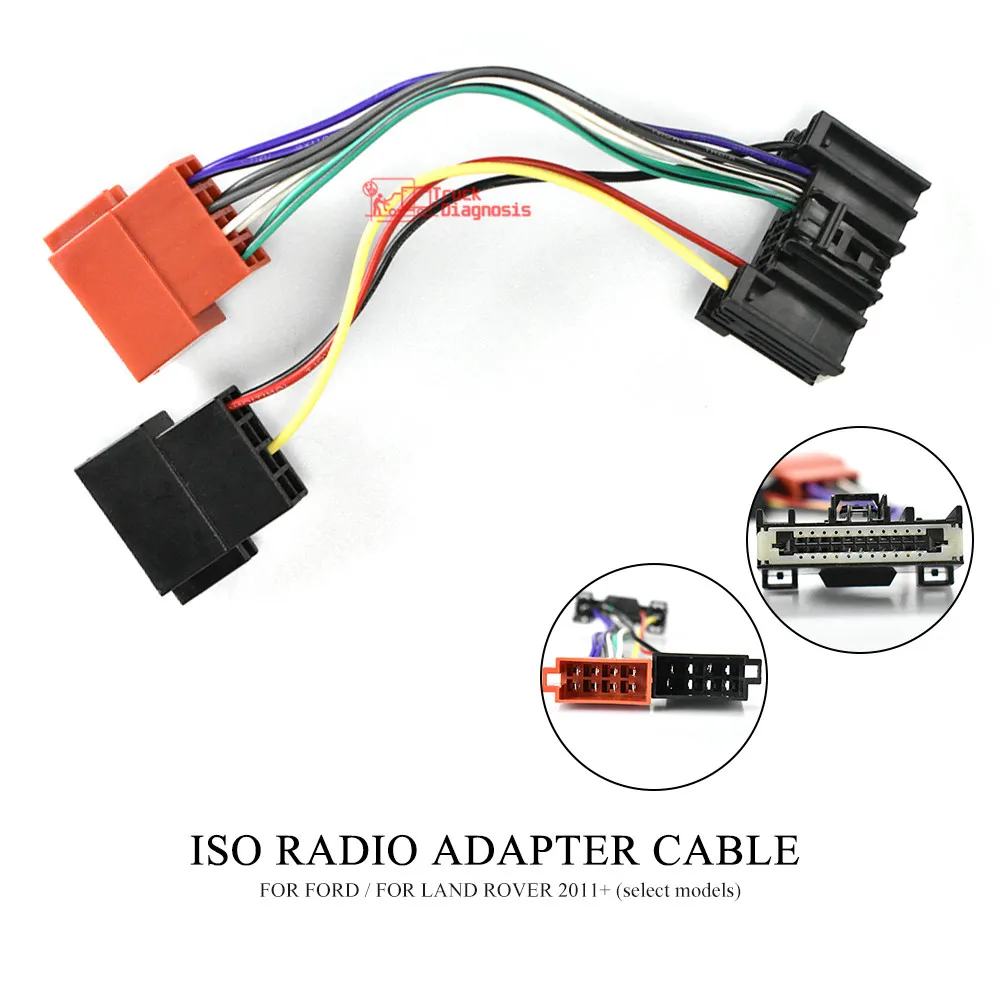 12 140 ISO Радио адаптер для FO RD LAND ROVER 2011 + (на некоторых моделях) жгутовый разъём