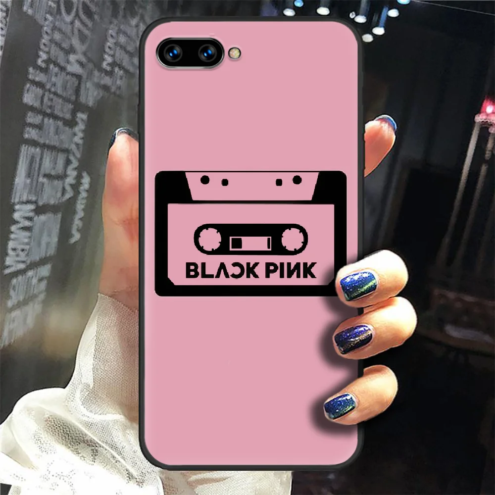 

BLACKPINKS Phone Case Cover Hull For HUAWEI Honor 8 8c 8a 8x 9 9a 9x V10 MATE 10 20 I Lite Pro black Bumper 3D Back Trend