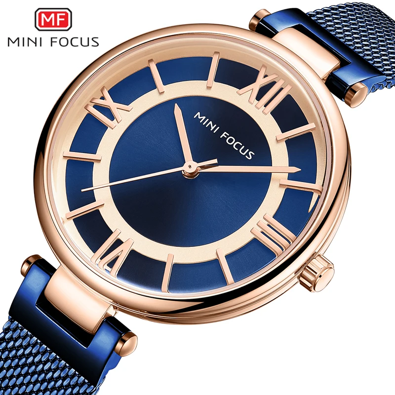 

Women Fashion Blue Quartz Watch Lady Casual Waterproof Simple Wristwatch Gift for Girls Wife Saat Relogio Feminino waches hours