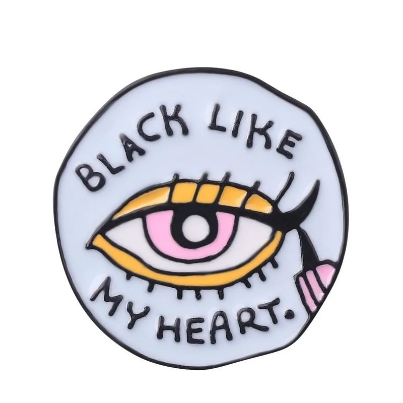 Подводка для глаз язычок губы эмалированные булавки витые часы женская