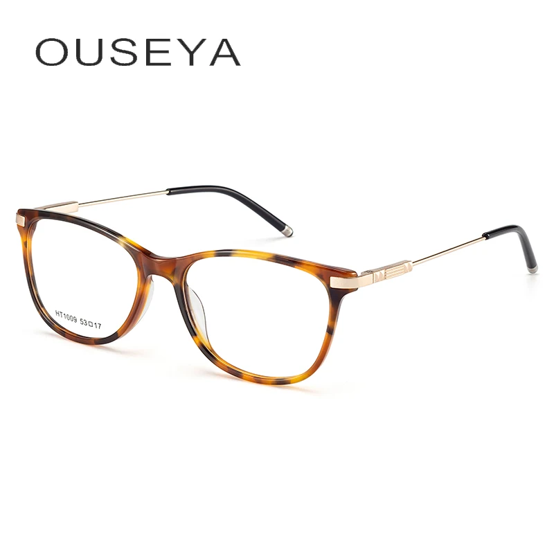 Ацетатная оправа для мужских очков Модные Винтажные прозрачные очки мужчин