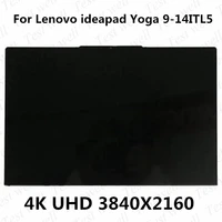 original 14 inch lcd led touch screen display digitizer assembly for lenovo ideapad yoga 9 14itl5 82bg 4k uhd 3840x2160