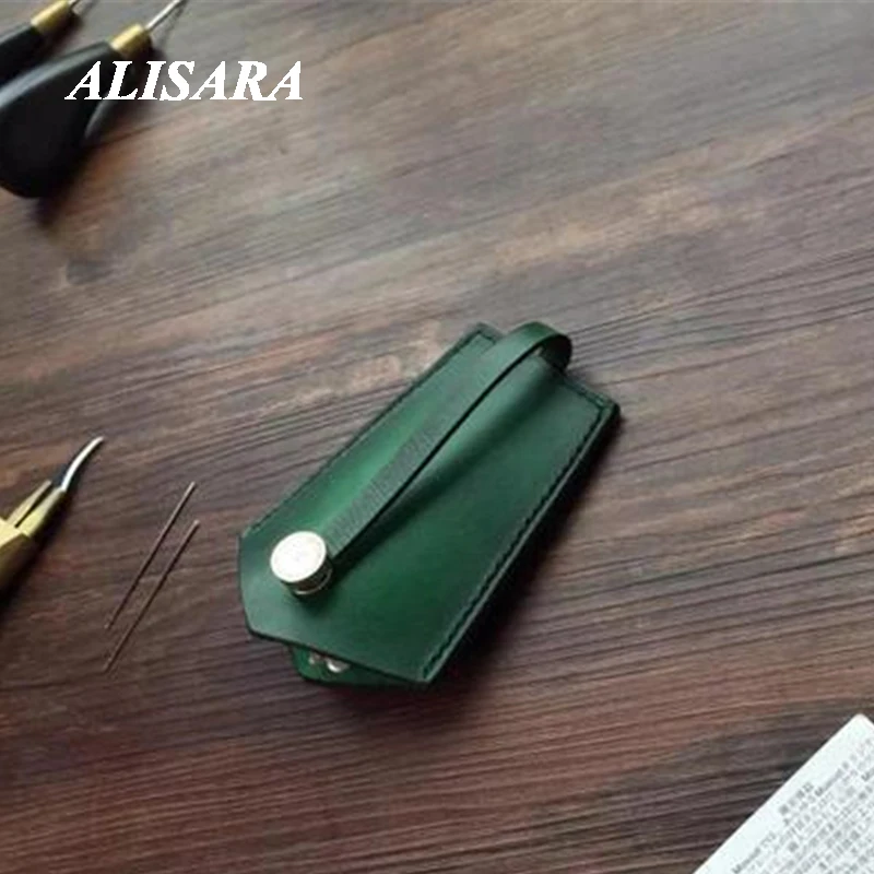 Чехол кошелек для ключей из натуральной кожи универсальный автомобильный