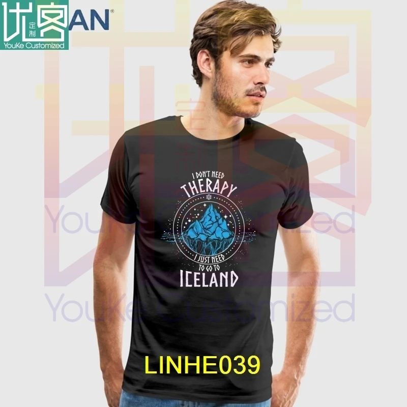 Homme All I Need Is To Go Iceland Ali футболки из натурального хлопка хорошего качества простые