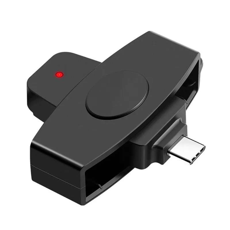 

NEW USB Card Reader Smart CAC Card Reader Type-C Bank Tax Declaration SIM Card/IC Card/ID Card Military Card Reader For Windows