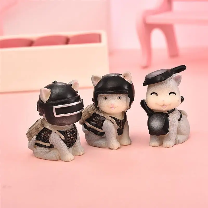 Сказочные садовые фигурки миниатюрная кошачья панорамированная воздушная