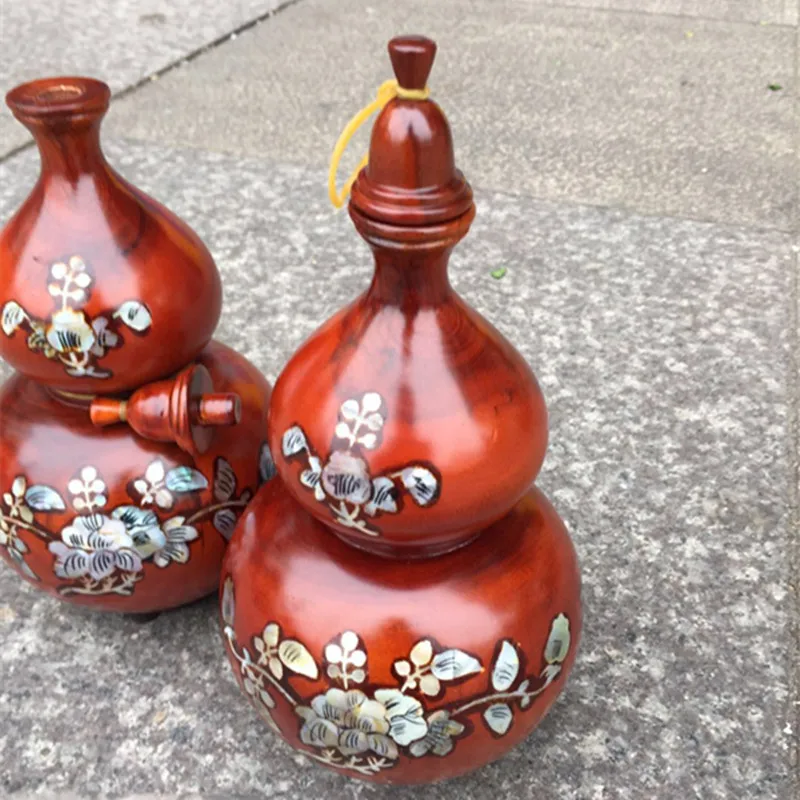 Искусственная тыква фигурки инкрустированные ракушками цветок из массива