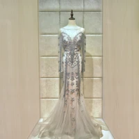 dubai luxury evening dress 2019new ball gown robe de soiree long mermaid dress abiye