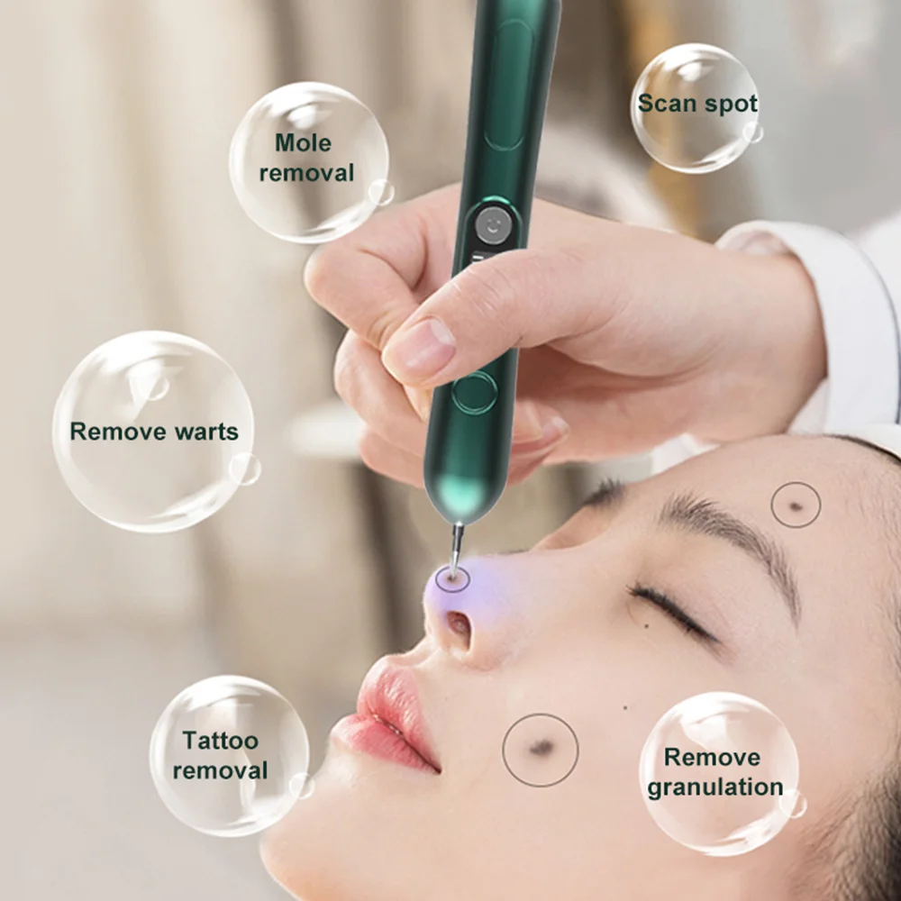 

Blue light Spot Spot Pen Spot Spot Pen Liquid Crystal Laser Plasma Pen Spot Wart Dark Spot Skin Removal Tool With LED Light