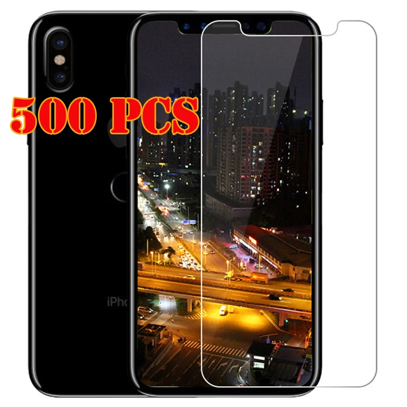 Закаленное стекло 2.5D премиум-класса для защиты экрана 500 шт. защитная пленка iPhone 13