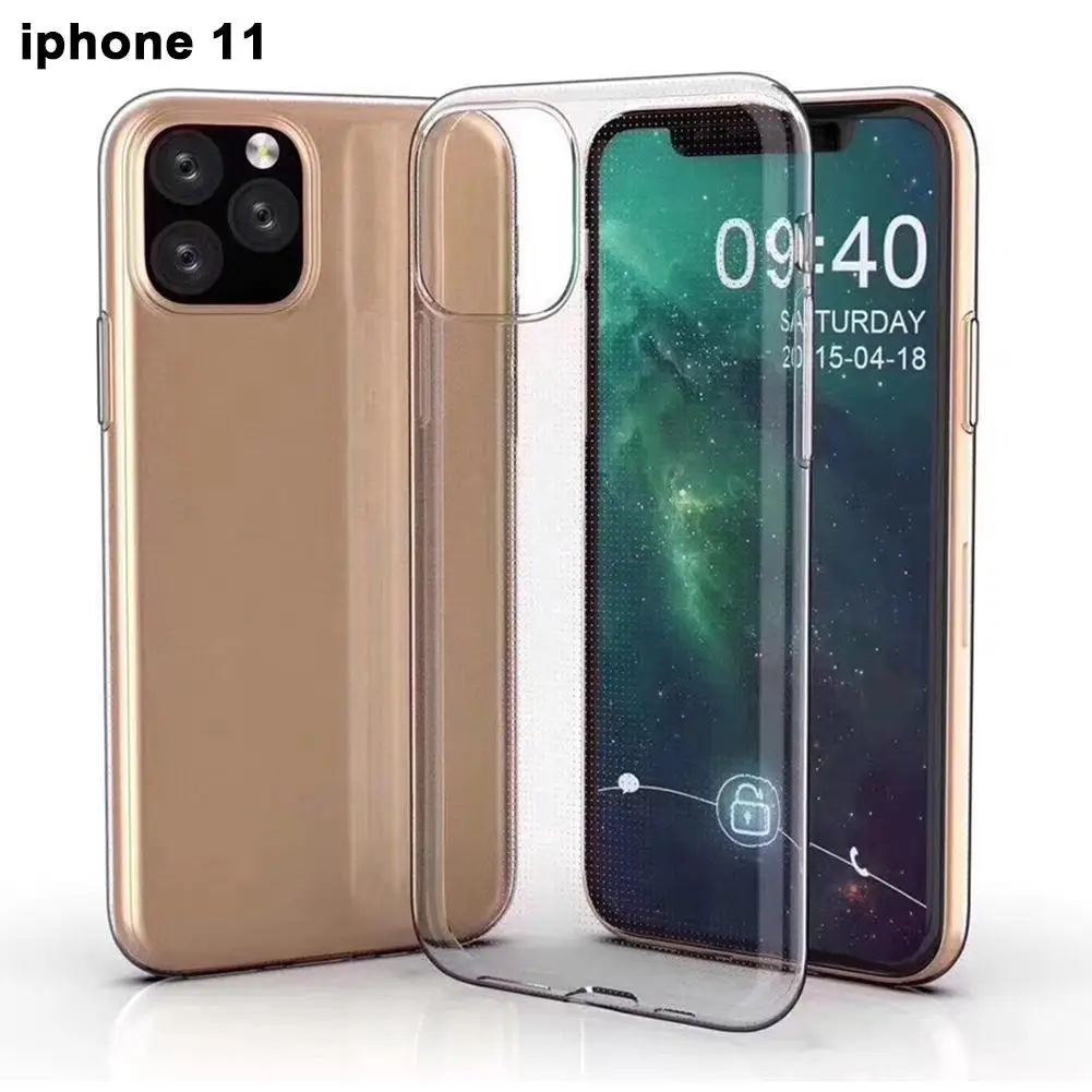 Простой защитный чехол прозрачный Кристальный Ультратонкий силиконовый мягкий